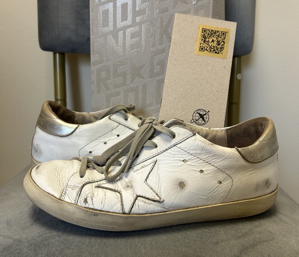 Golden Goose Superstar Sneakers Womens Size 38 US 8